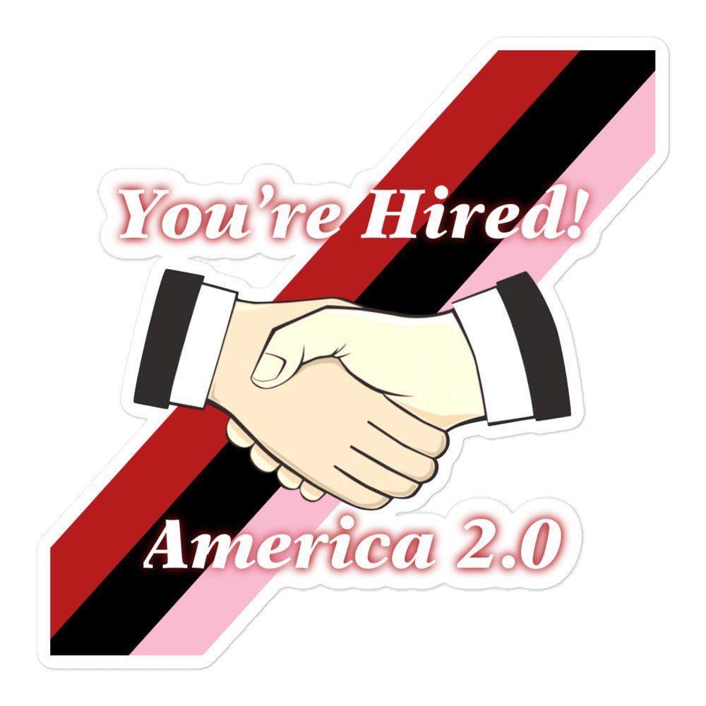 America workforce sticker - Degen Wear