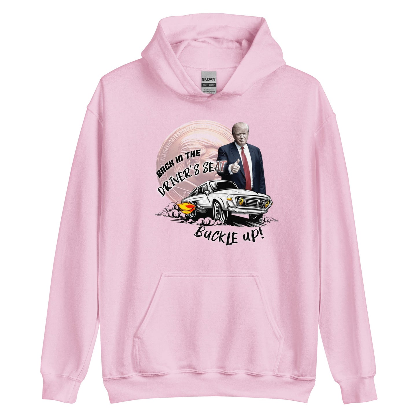 Back in the Driver’s Seat – Trump 2024 Hoodie - Degen Wear