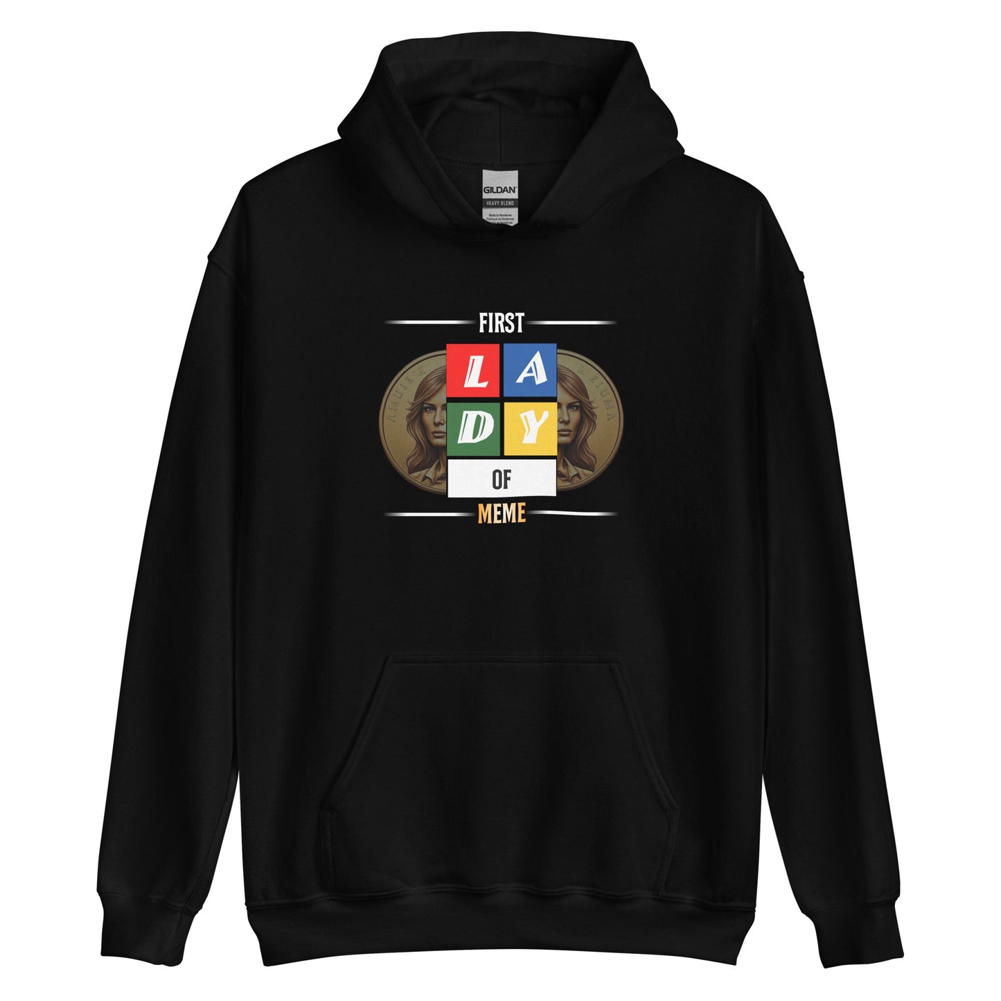 First Lady of Meme – $MELANIA Coin Hoodie - Degen Wear