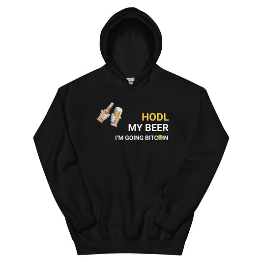 HODL My Beer Hoodie - Degen Wear