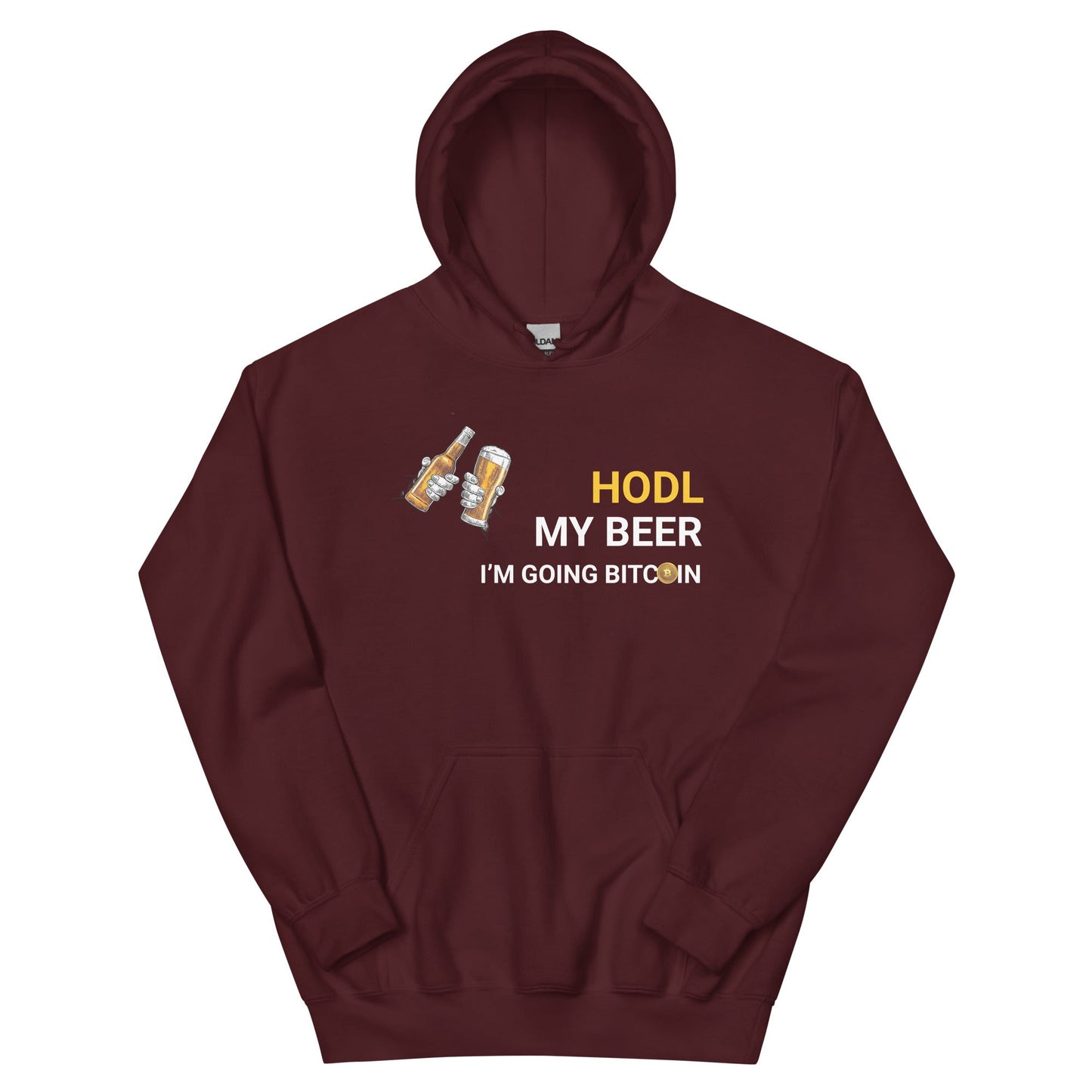 HODL My Beer Hoodie - Degen Wear