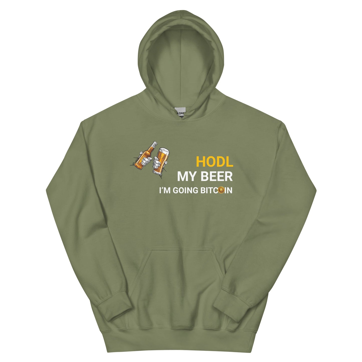 HODL My Beer Hoodie - Degen Wear