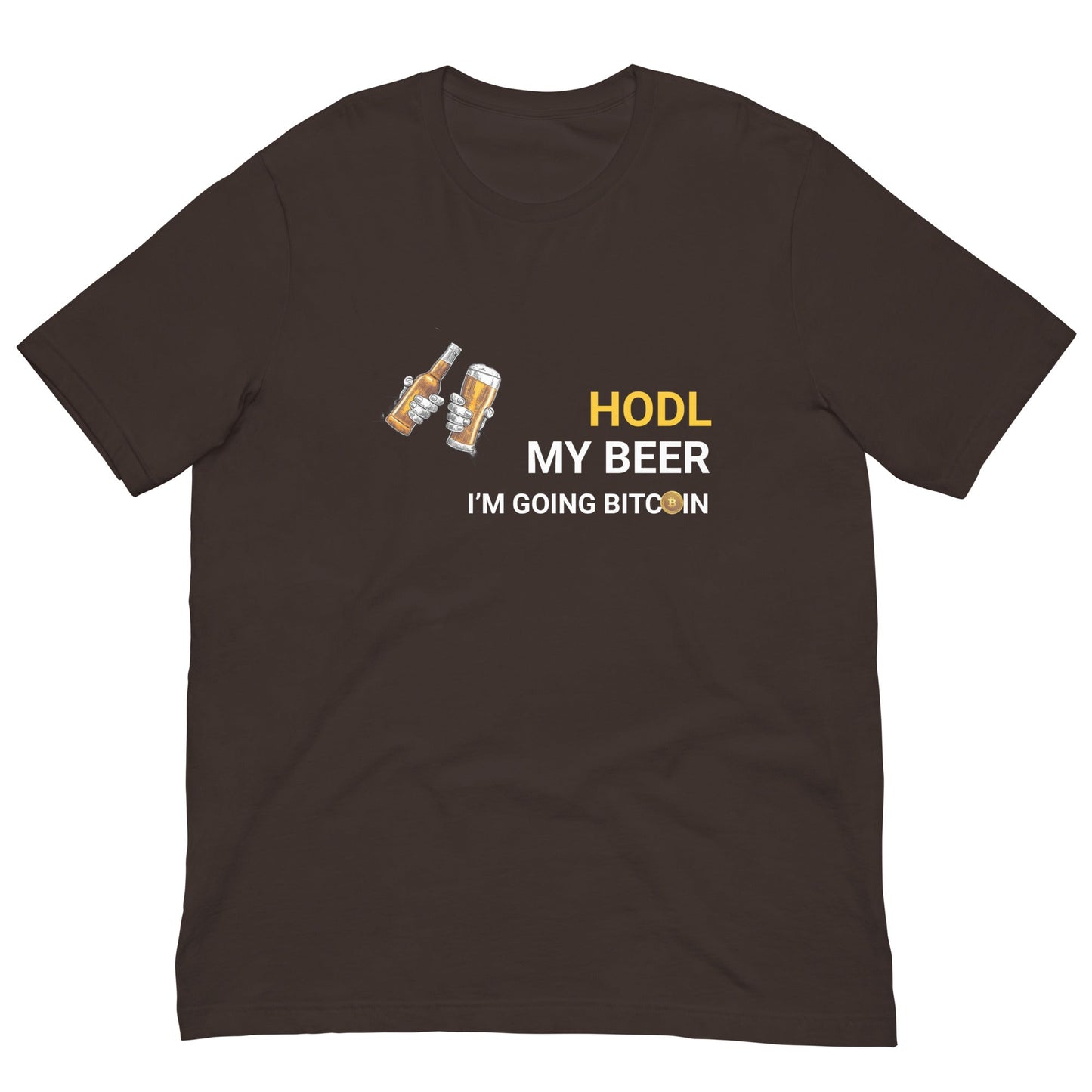 HODL My Beer T-Shirt - Degen Wear