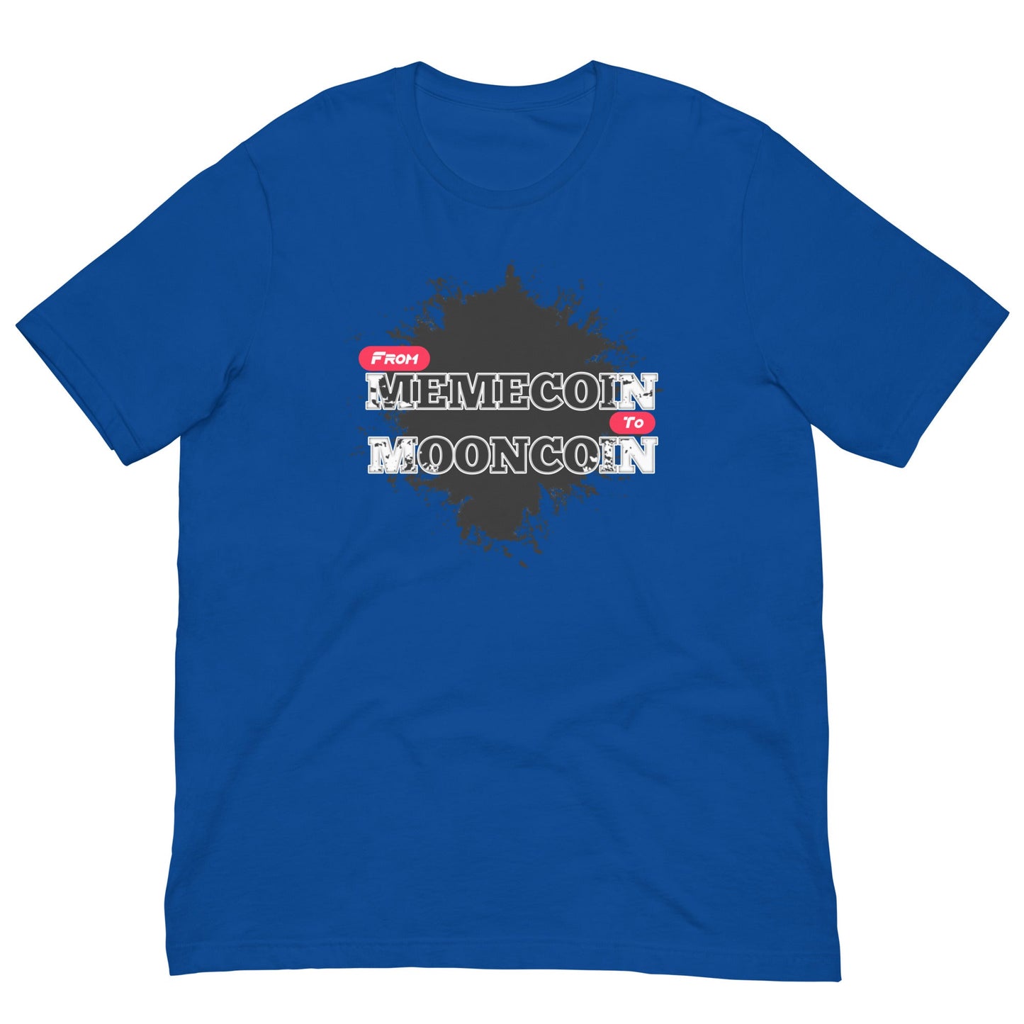 Memecoin to Mooncoin Tshirt - Degen Wear