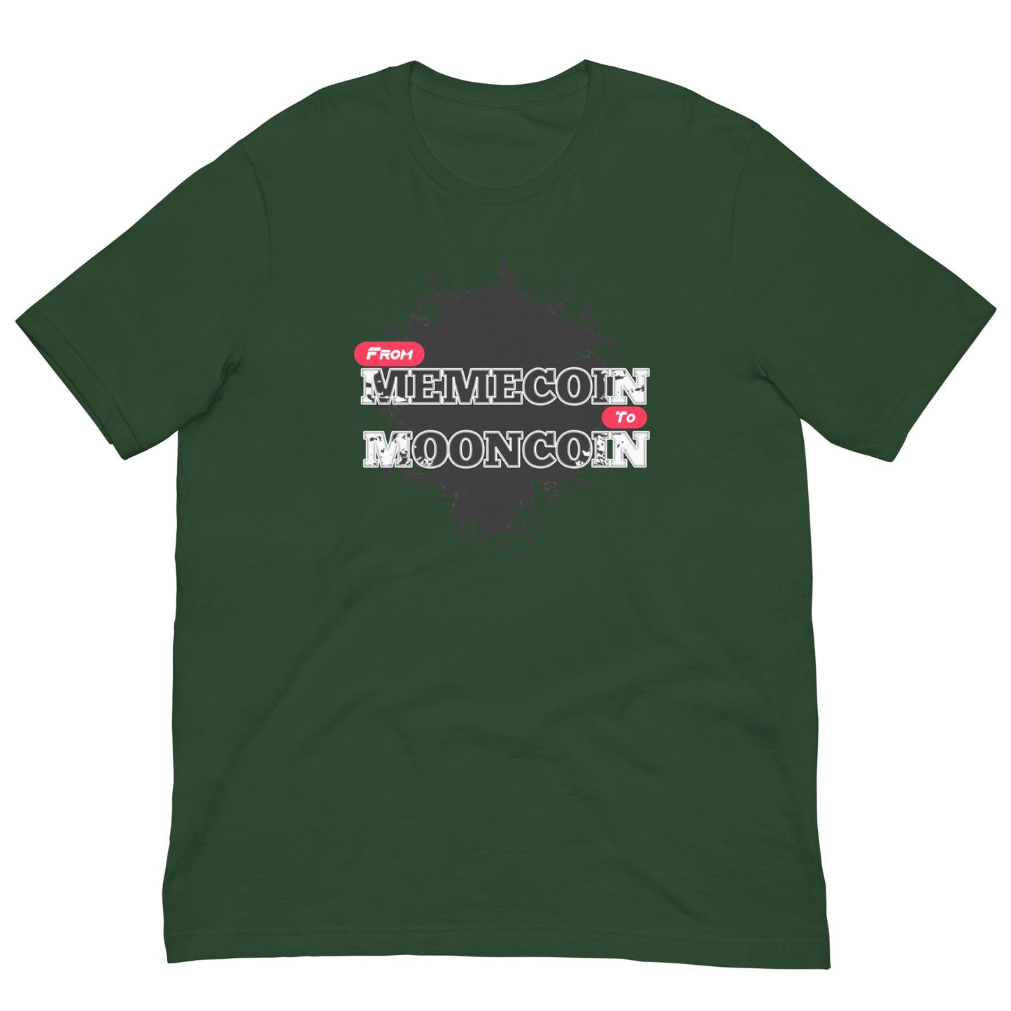 Memecoin to Mooncoin Tshirt - Degen Wear