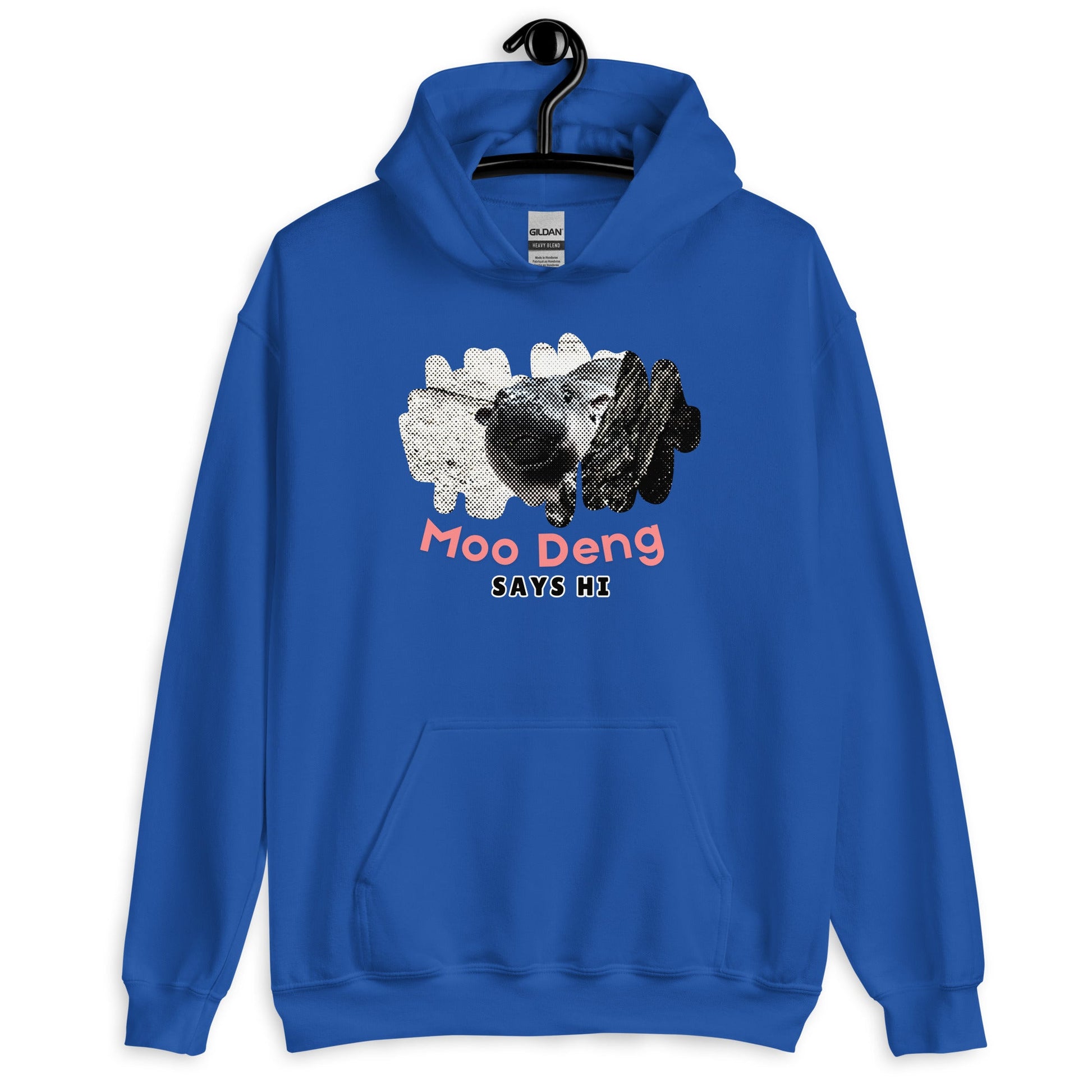 Moo Deng Says Hi Hoodie - Degen Wear