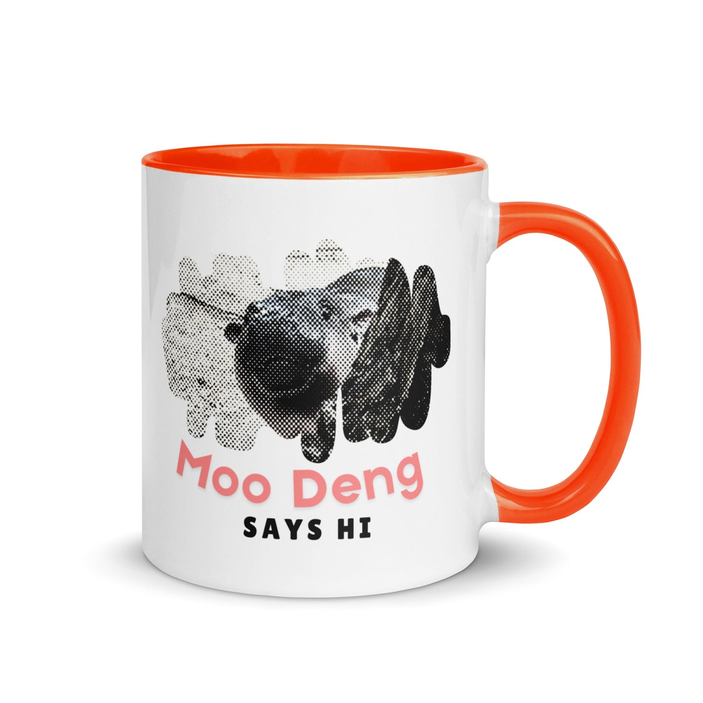 Moo Deng Says Hi Mug - Degen Wear