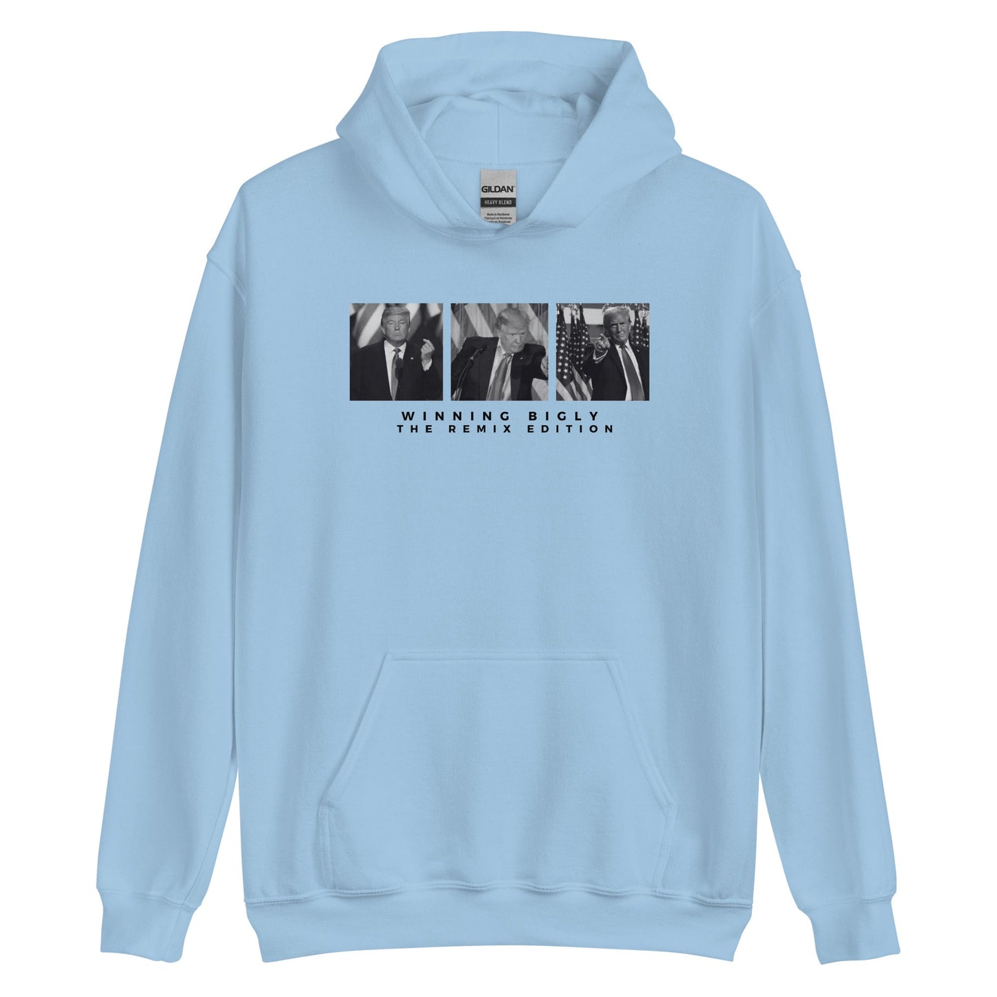 Winning Bigly: The Remix Edition – Bright Hoodie - Degen Wear