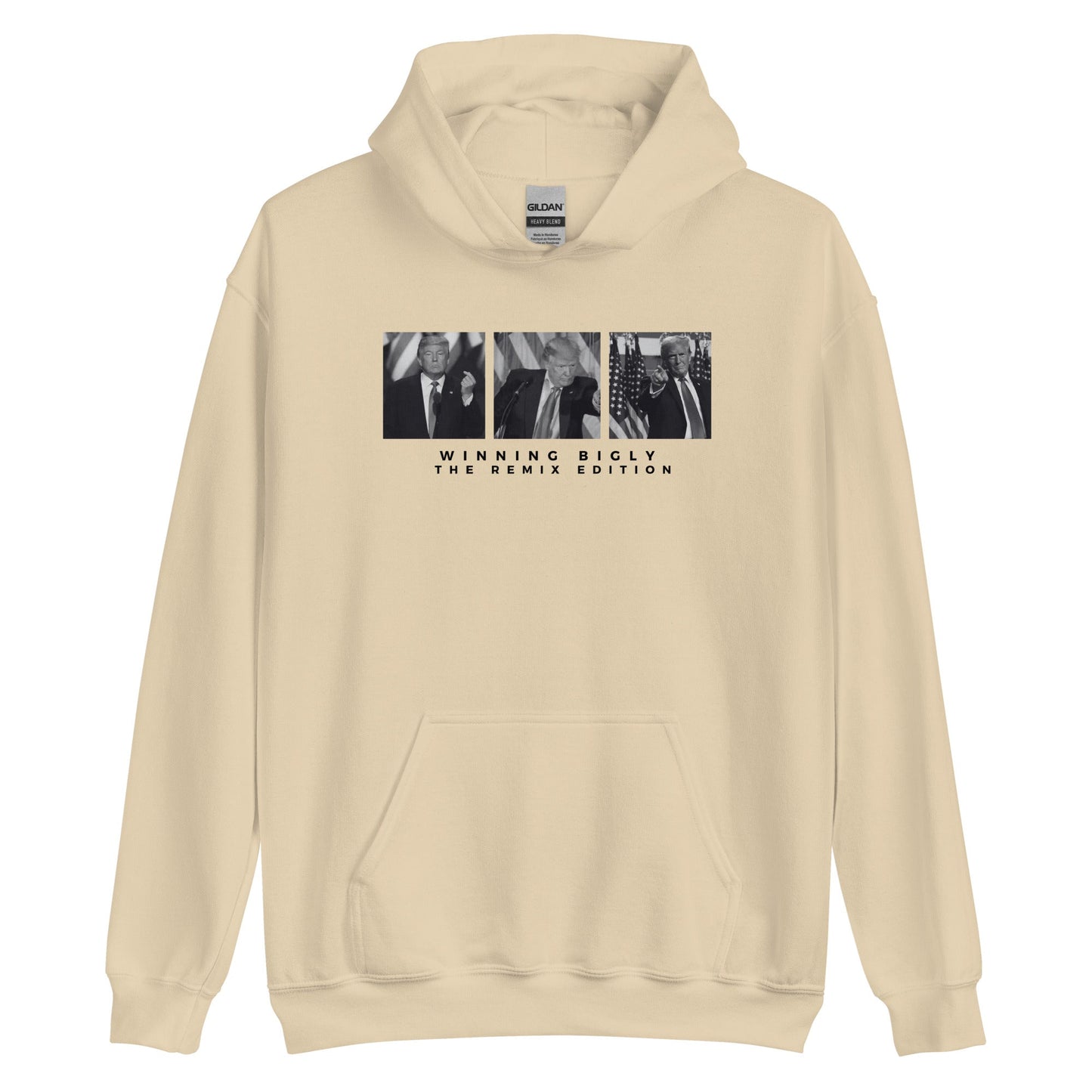 Winning Bigly: The Remix Edition – Bright Hoodie - Degen Wear