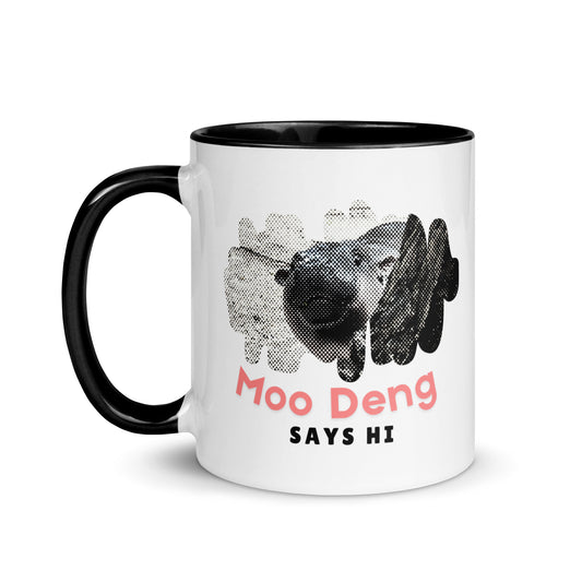 Moo Deng Says Hi Mug