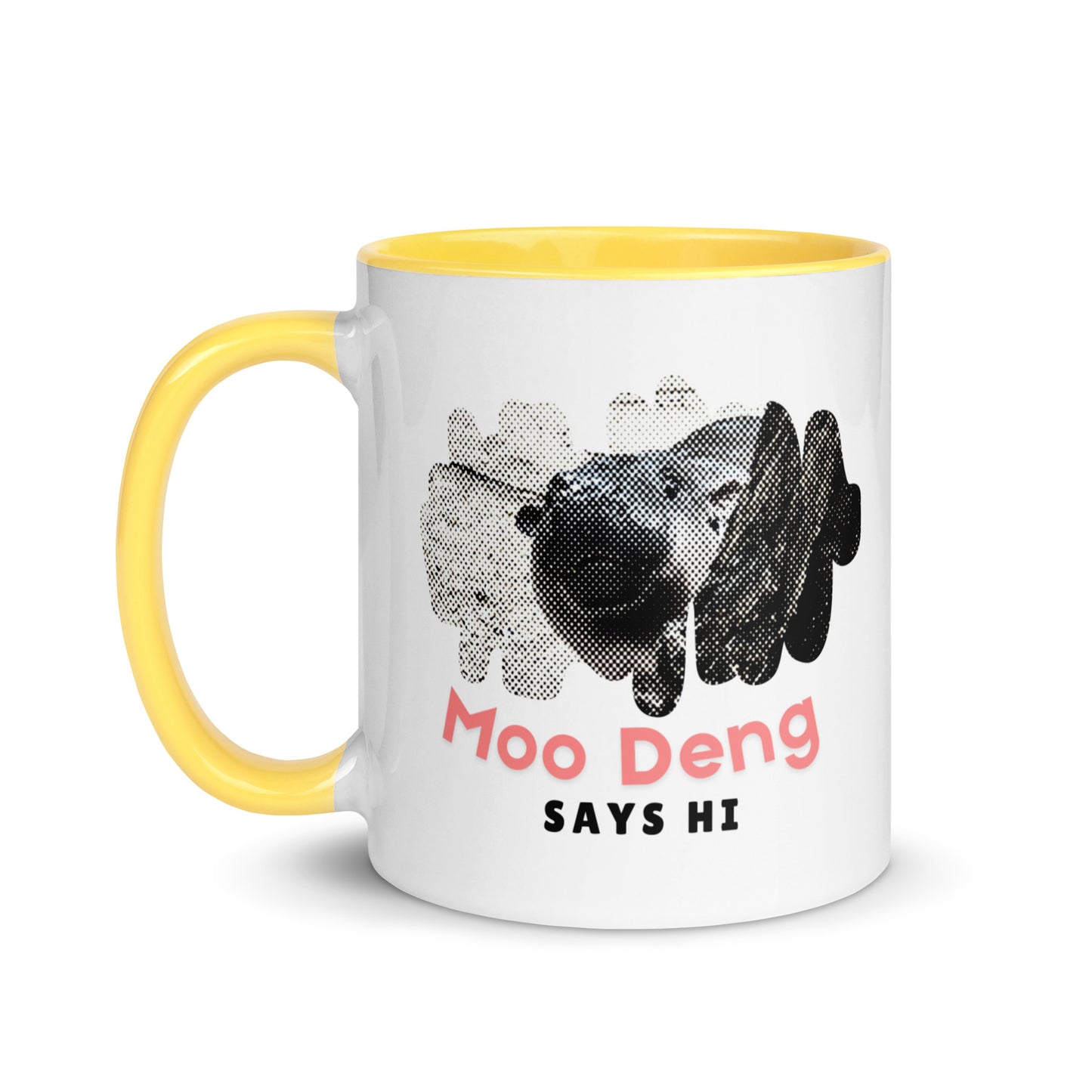 Moo Deng Says Hi Mug